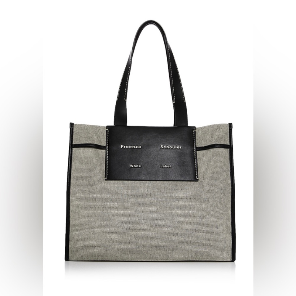 Proenza Schouler White Label Morris Large Coated Canvas Tote